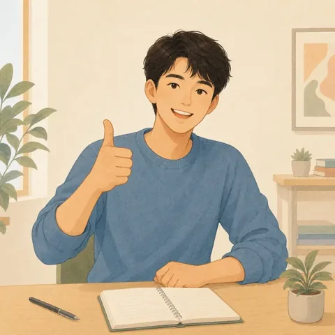 A friendly illustration showing good