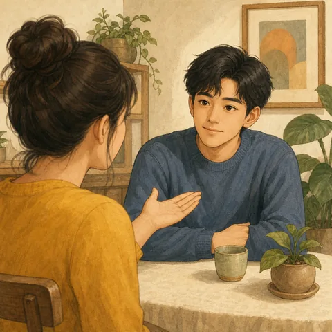 A friendly illustration showing you