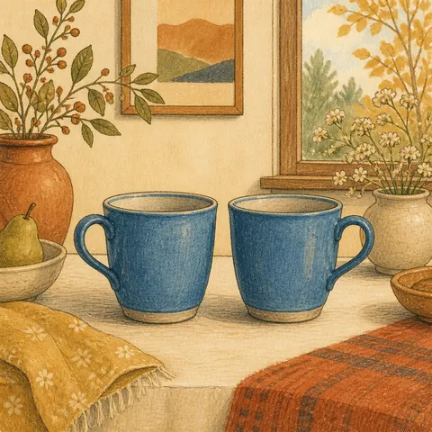 A friendly illustration showing two
