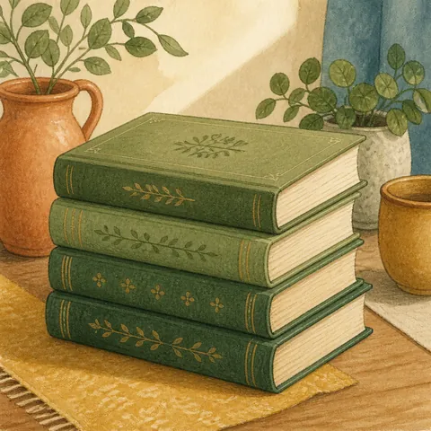 A friendly illustration showing four