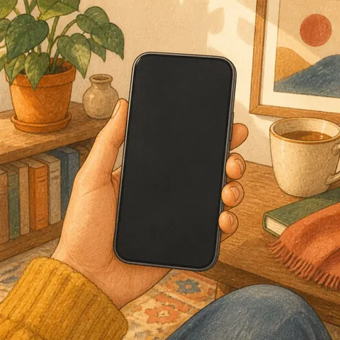 A friendly illustration showing mobile phone