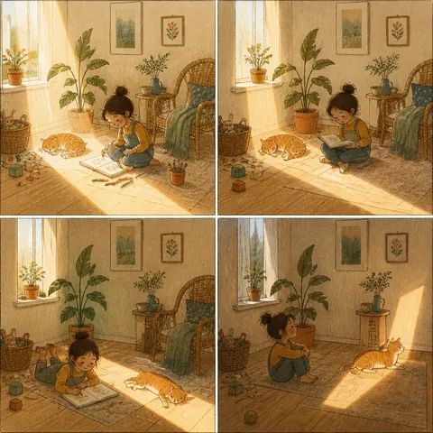 A friendly illustration showing hour