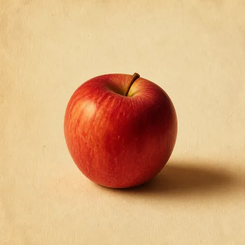 A friendly illustration showing apple