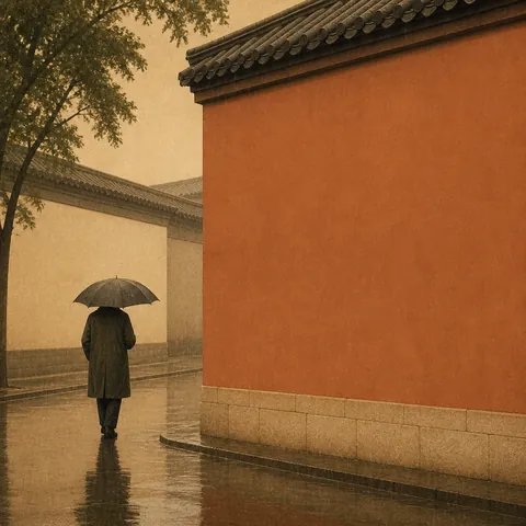 A friendly illustration showing to rain