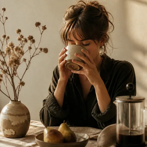 A friendly illustration showing to drink
