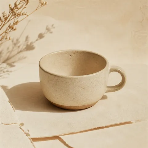 A friendly illustration showing cup