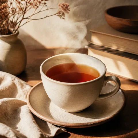 A friendly illustration showing tea