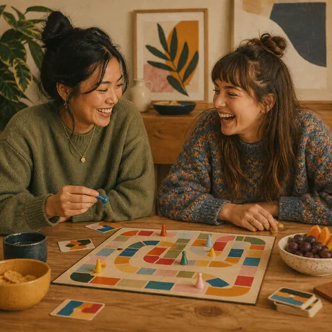 A friendly illustration showing fun