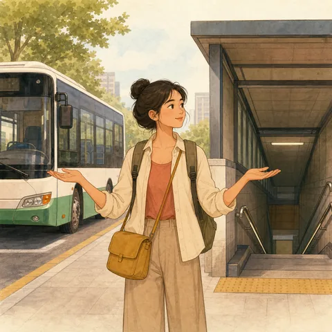 A friendly illustration showing or