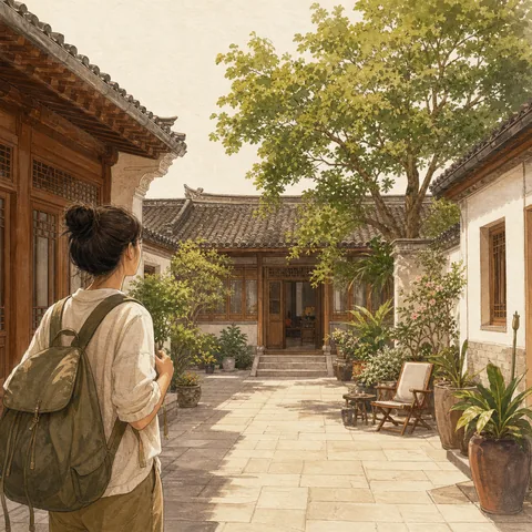 A friendly illustration showing place