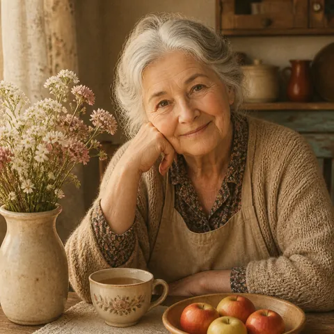 A friendly illustration showing paternal grandmother