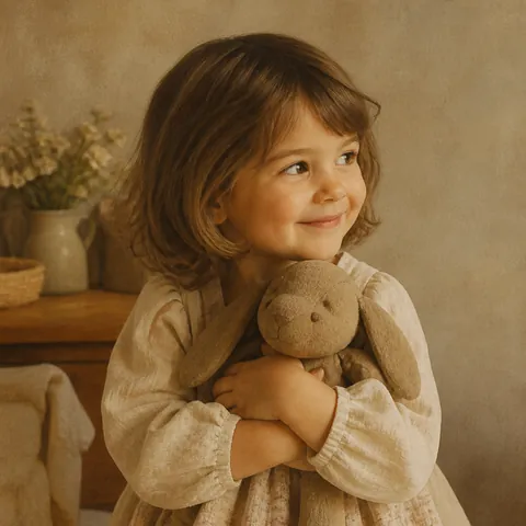 A friendly illustration showing child