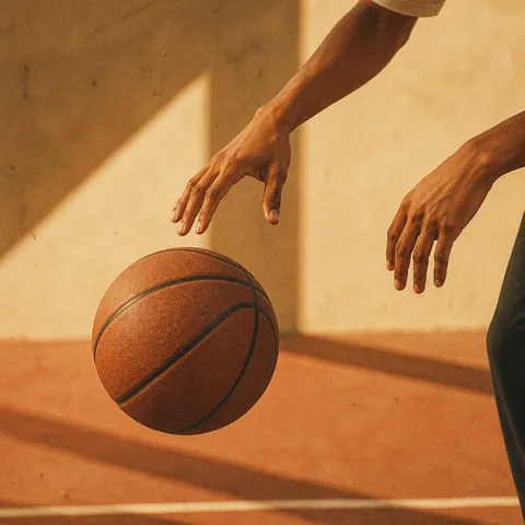 A friendly illustration showing to play (a ball game)