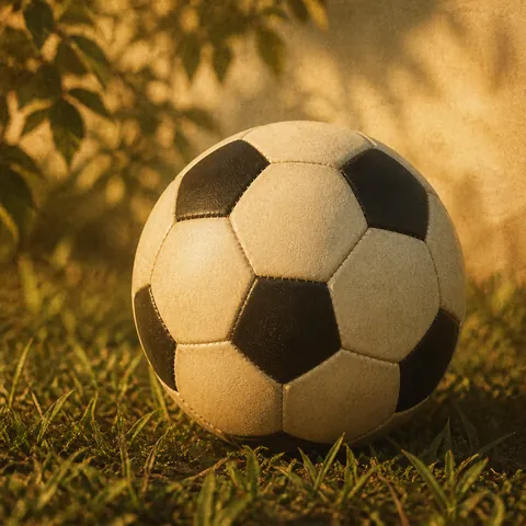 A friendly illustration showing football