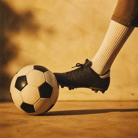 A friendly illustration showing to kick