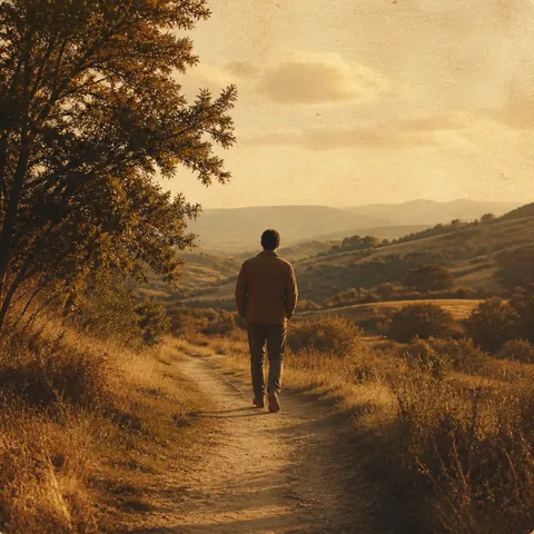 A friendly illustration showing to walk