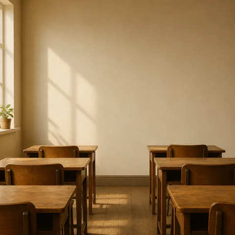 A friendly illustration showing classroom