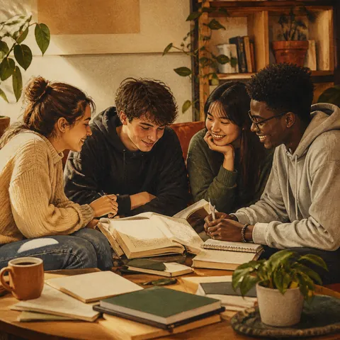 A friendly illustration showing class (group)