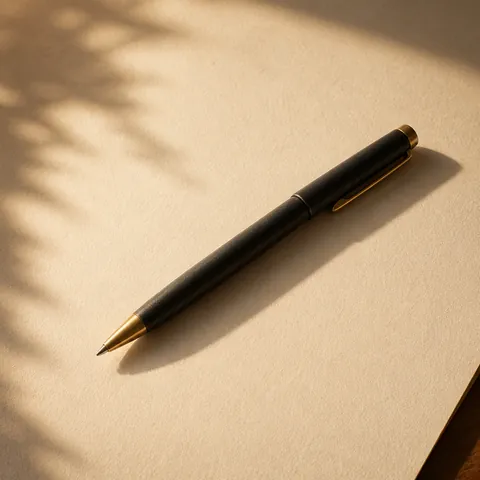 A friendly illustration showing pen