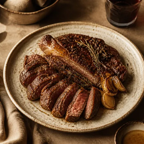 A friendly illustration showing meat