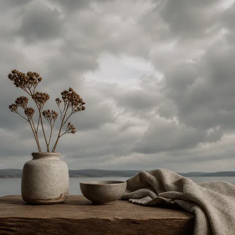 A friendly illustration showing overcast