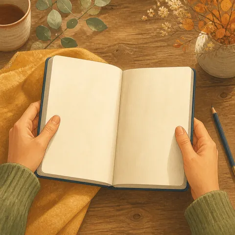 A friendly illustration showing to open