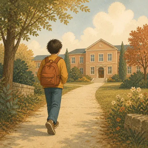 A friendly illustration showing toward
