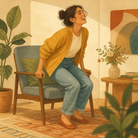 A friendly illustration showing to rise