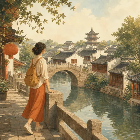 A friendly illustration showing to travel