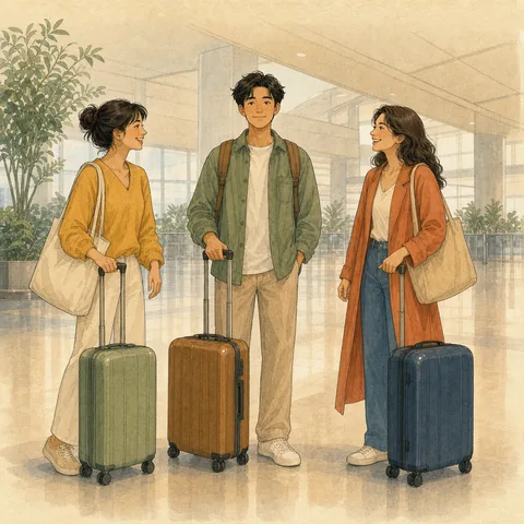 A friendly illustration showing middle