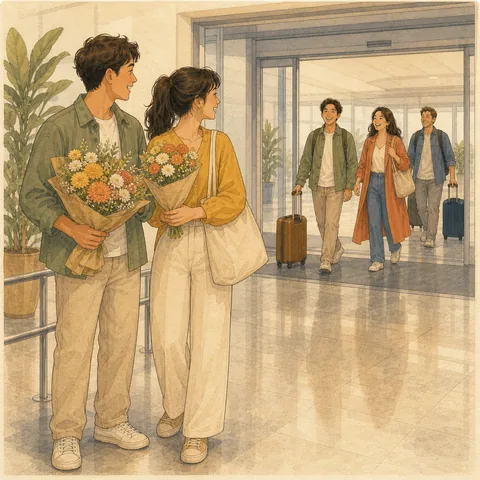 A friendly illustration showing should