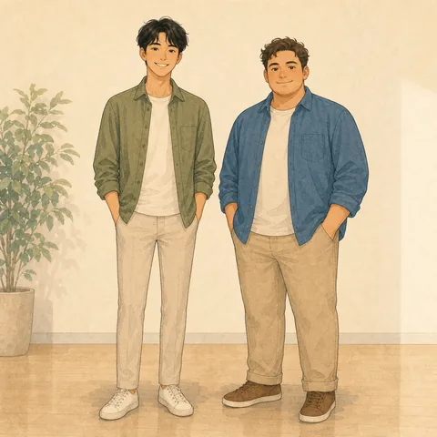 A friendly illustration showing thin