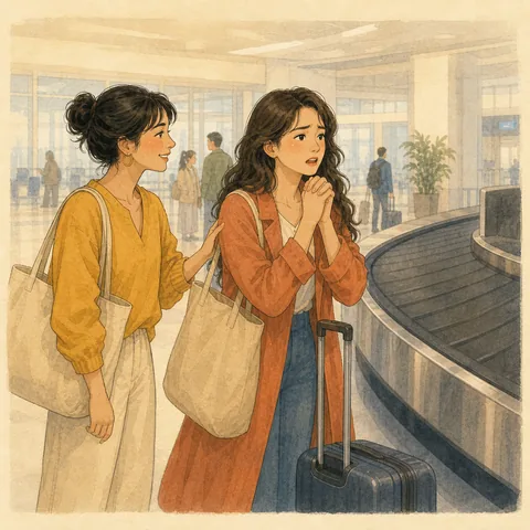 A friendly illustration showing worried