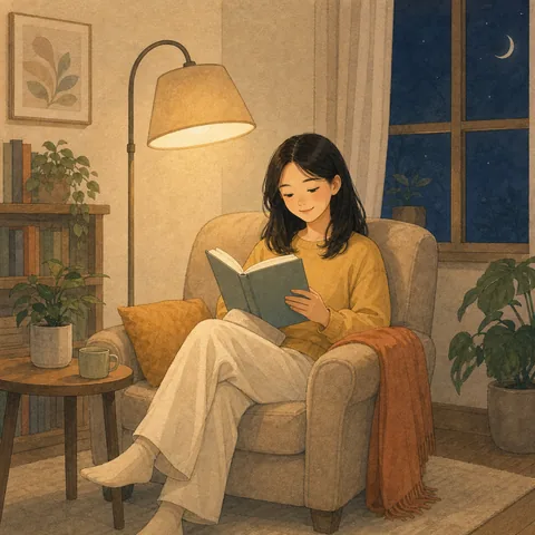 A friendly illustration showing quiet