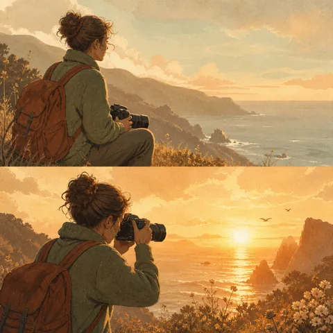 A friendly illustration showing only then