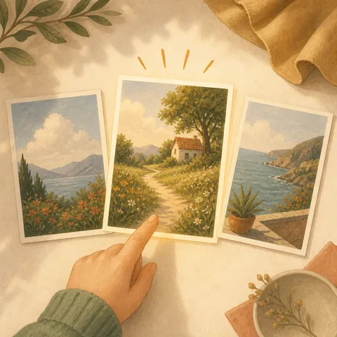 A friendly illustration showing best