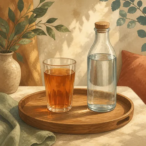A friendly illustration showing drink