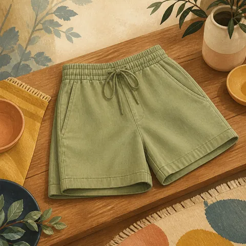 A friendly illustration showing shorts