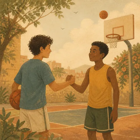 A friendly illustration showing relation