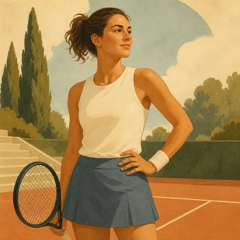 A friendly illustration showing athlete