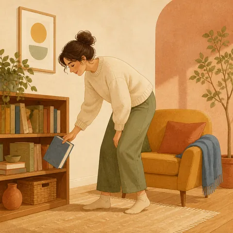 A friendly illustration showing first