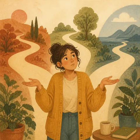 A friendly illustration showing what to do