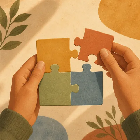 A friendly illustration showing to solve