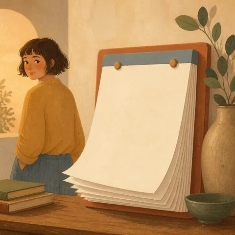 A friendly illustration showing recently