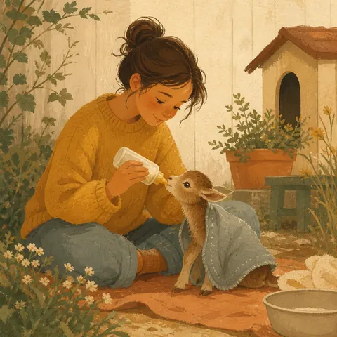 A friendly illustration showing to raise