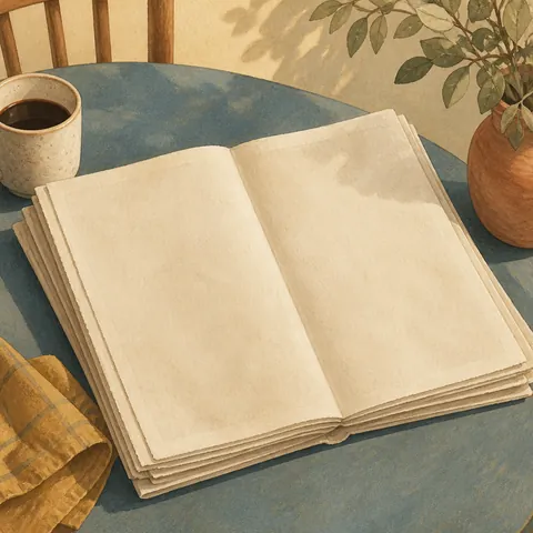 A friendly illustration showing news