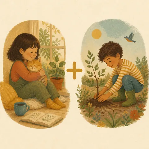 A friendly illustration showing not only