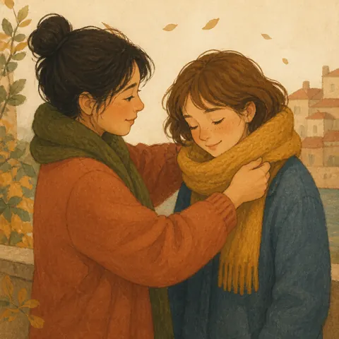 A friendly illustration showing to care about