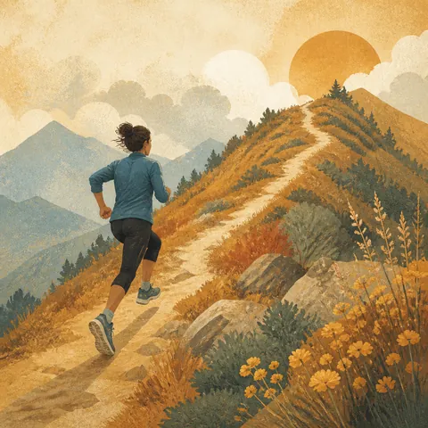 A friendly illustration showing to persist